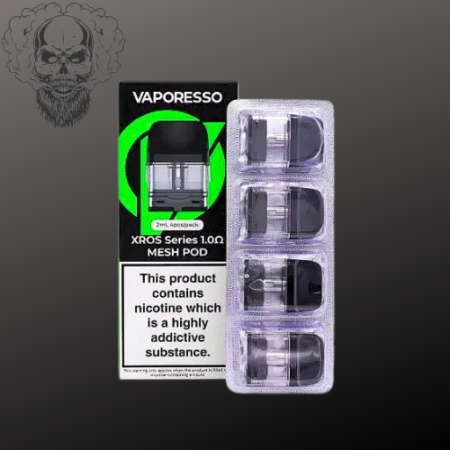 VAPORESSO| XROS 1.0ohm Mesh Replacement Pod (2ml/3ml)