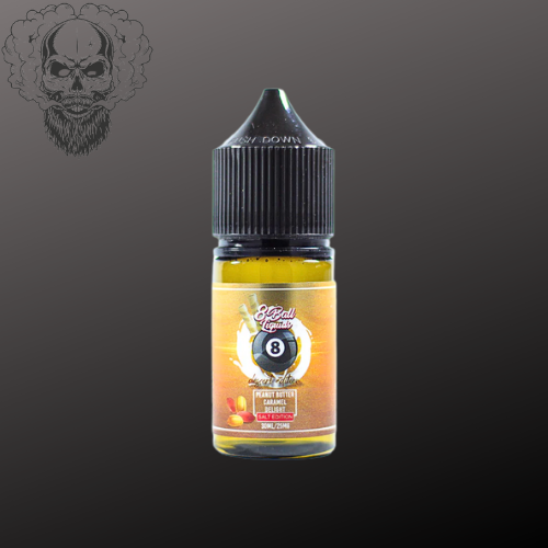 8 BALL LIQUIDS| Peanut Butter Caramel Delight 30ml Nic Salts