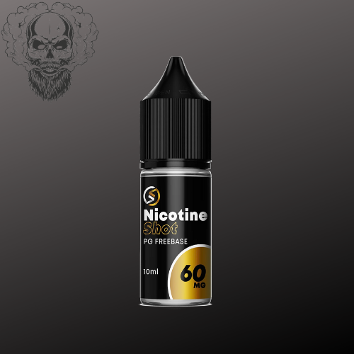 PG Nic Shot| Free Base, 10ml (Black+Gold)