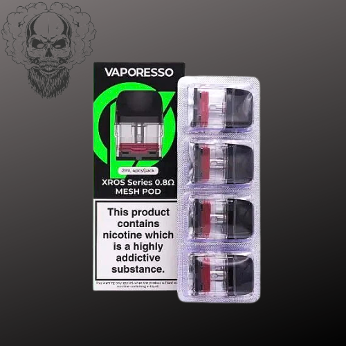 VAPORESSO| XROS 0.8ohm Mesh Replacement Pod (2ml/3ml)