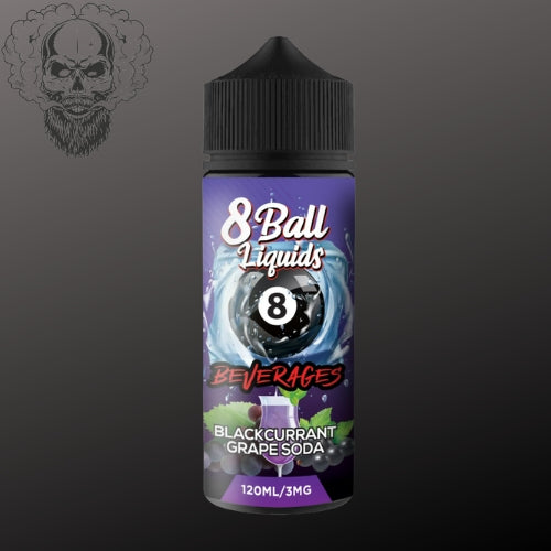 8Ball Liquids| Blackcurrent Grape Soda -Beverages- Longfill 120ml