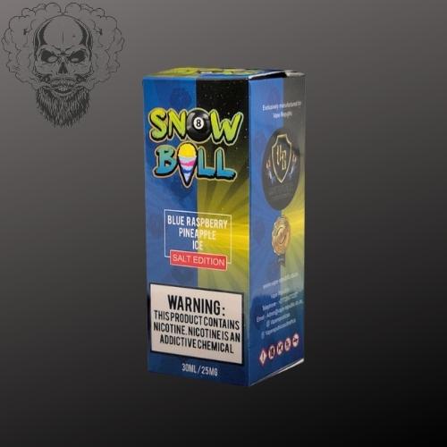 8BALL LIQUIDS| Snow Ball - Blue Raspberry Pineapple Ice Nic Salts 30ml